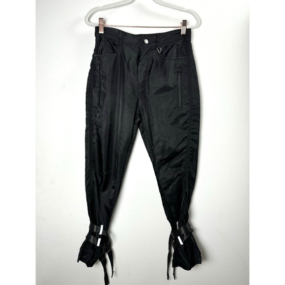 Carmar Parachute Pants Edgy Glam Punk Rocker Gothcore Emo Baddie Modern Club 8 - Picture 1 of 9